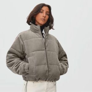 EUC ✨Everlane Corduroy Puffer in Clay